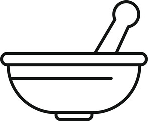 Genetic material lab icon outline vector. Flask science. Element water study