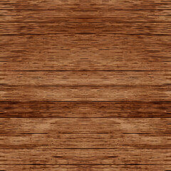 Medium brown wood background. Seamless wooden planks board texture. Neural network generated image. Not based on any actual scene or pattern.