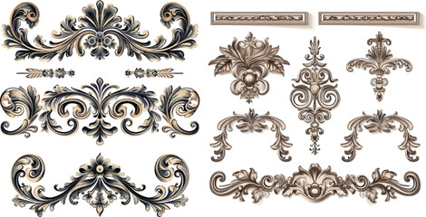 Border decorative dividers and headers