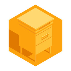 Beehive hexagon logo template for apiary