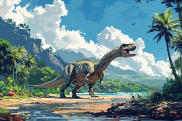 illustration of dinosaur's 