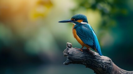a cinematic and Dramatic portrait image for kingfisher