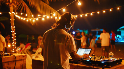 Summer Vibes: Beach Party with a DJ and Dancing
