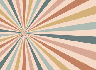 Sun rays Retro vintage style, Sunburst Pattern Background. Rays. Summer Banner Vector illustration