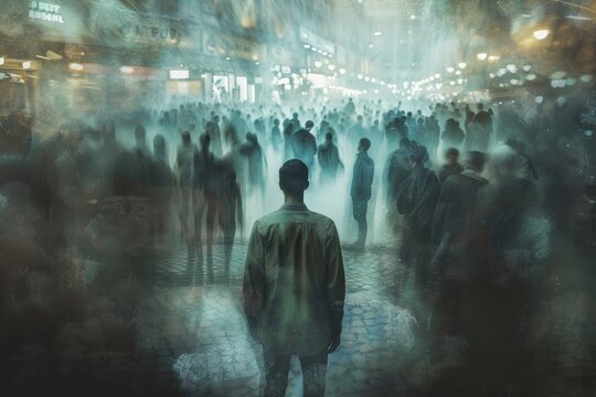 ignoring people concept,avoidant person