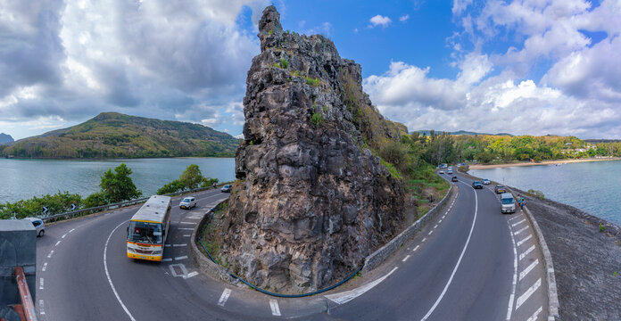 View of Baie du Cap from Maconde Viewpoint, Savanne District, Mauritius