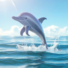 cute dolphin cartoon 