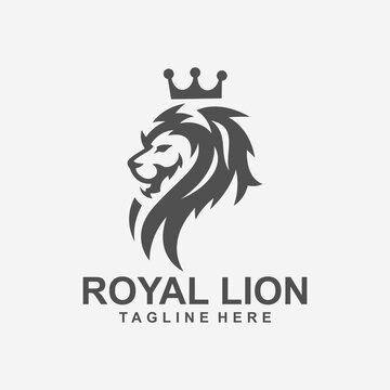 Lion logo with cool style