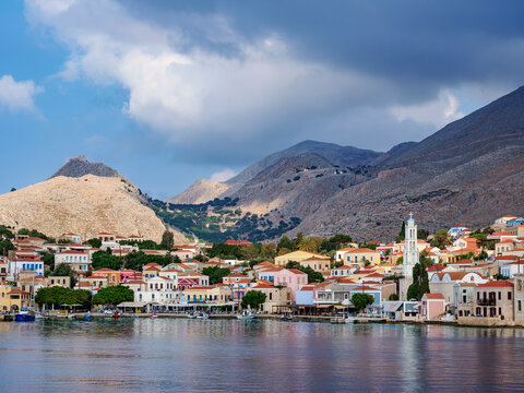 Chalki Village, Emporio, Halki Island, Dodecanese