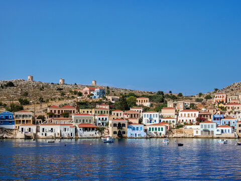 Chalki Village, Emporio, Halki Island, Dodecanese