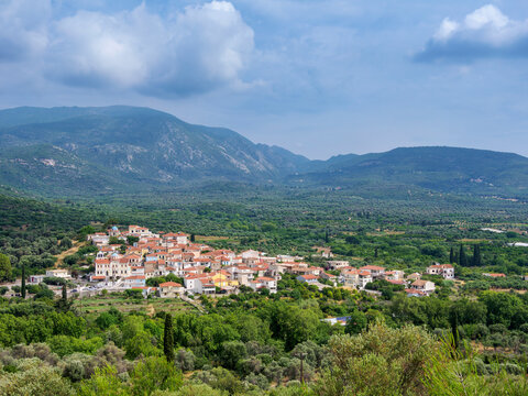 View towards Mili, Samos Island, North Aegean