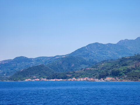 View towards Kokkari, Samos Island, North Aegean