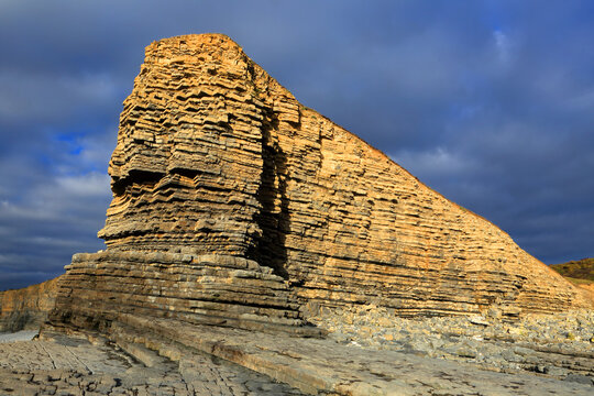 Cliffs at Nash Point, Glamorgan Heritage Coast, South Wales