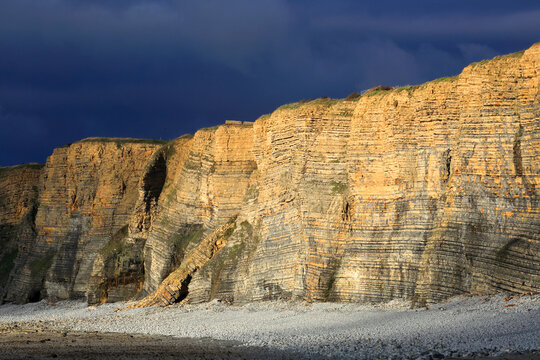 Cliffs at Nash Point, Glamorgan Heritage Coast, South Wales