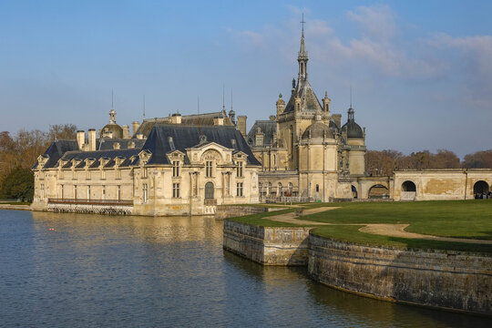 Chateau de Chantilly (Chantilly Castle), Conde Museum, Chantilly, Oise, France