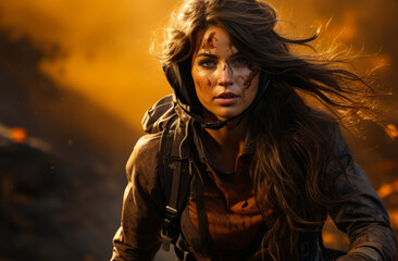 Lara Croft is back in the rebooted Tomb Raider movie and she's got new look - obrazy, fototapety, plakaty