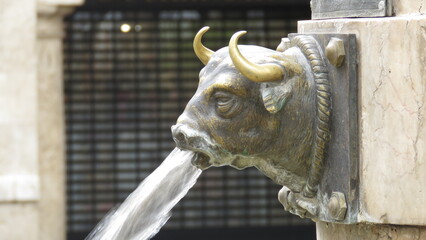 bullfighting fountain plaza Teruel