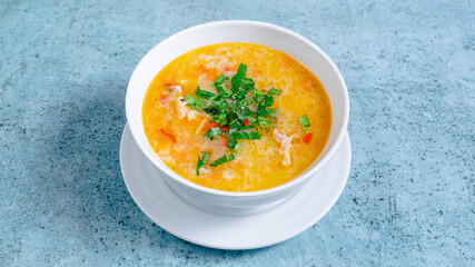 Chicken soup bowl