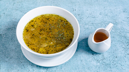 Vegetables soup bowl