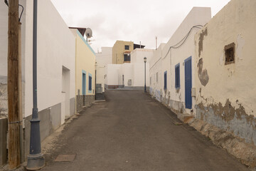 Architektura miasteczka El Cotillo, Wyspy Kanaryjskie, Fuerteventura, El Cotillo