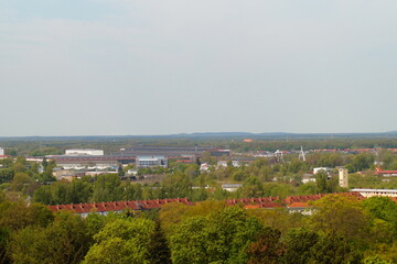 Stadt Brandenburg von oben