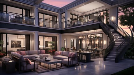 Smart home interior showcasing seamless integration of advanced technologies for effortless living