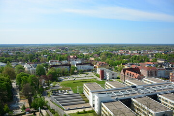 Fototapeta na wymiar Stadt Brandenburg von oben