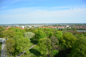 Stadt Brandenburg von oben