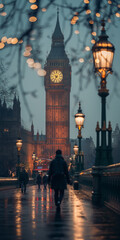 London Big Ben - obrazy, fototapety, plakaty