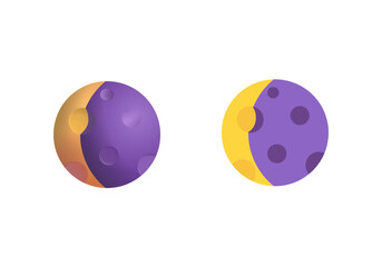 Waning crescent moon