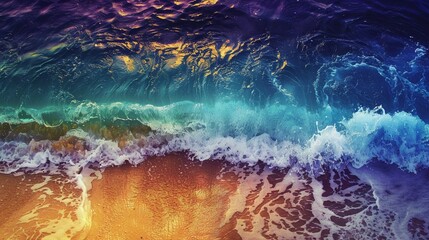 Ocean turns vibrant acidification reversed - obrazy, fototapety, plakaty