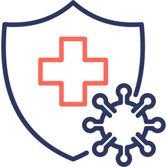 Obraz premium Virus Protection Icon