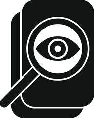 Overview tech data icon simple vector. Machine tech cog. Power module source