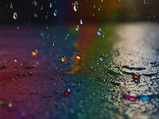 rain drops on window