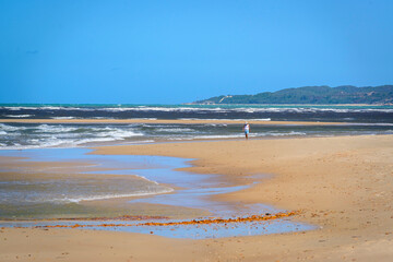 Barra do Cunhaú Beach, Canguaretama, near Natal and Pipa Beach, Rio Grande do Norte, Brazil, on 31 and 3 March 2013.