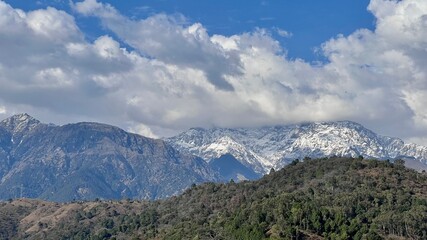 Beautiful landscape of Mcleod Ganj, Himachal Pradesh, home to the tibetan government in exile