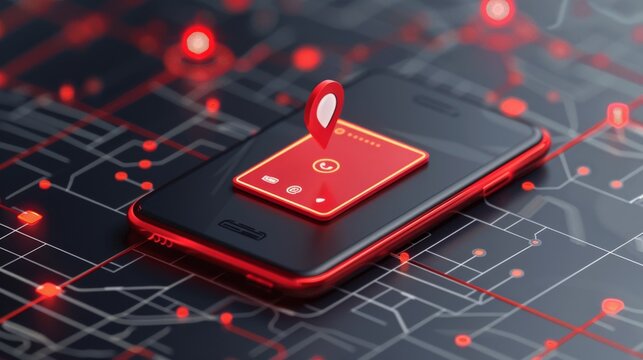 AI for order tracking updates radiant red notifications