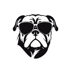 bulldog head tatoo