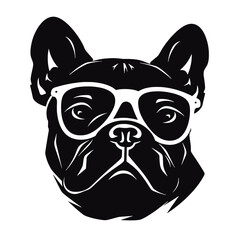 dog wearing sunglasses