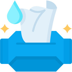 Wet Wipes Icon