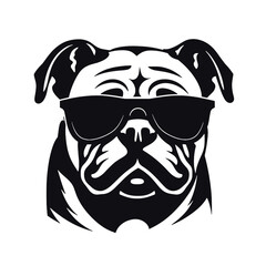  bulldog  silhouette