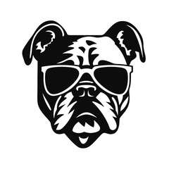  bulldog  silhouette