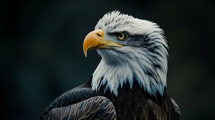 a cinematic and Dramatic portrait image for eagle