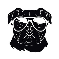  bulldog  silhouette