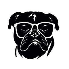  bulldog  silhouette