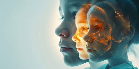 Strategies for Supporting Children with Overlapping Faces and Challenging Behavior | Comprehensive Insights into Baby Development: Coping with Multiple Exposure - obrazy, fototapety, plakaty