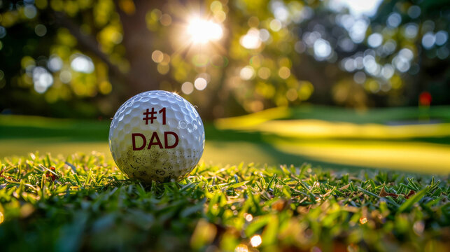 Dad golf text
