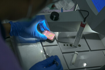 Medical scientists prepare biological specimens for pathologists to diagnose disease.