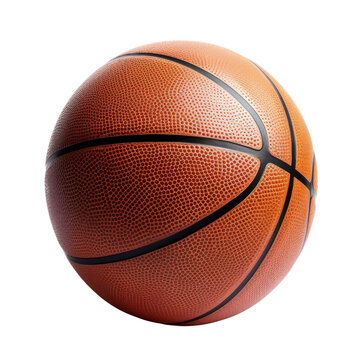 Basketbal isolate on white background.