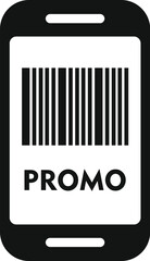 Retail online promo icon simple vector. Package social retail. Elegant card